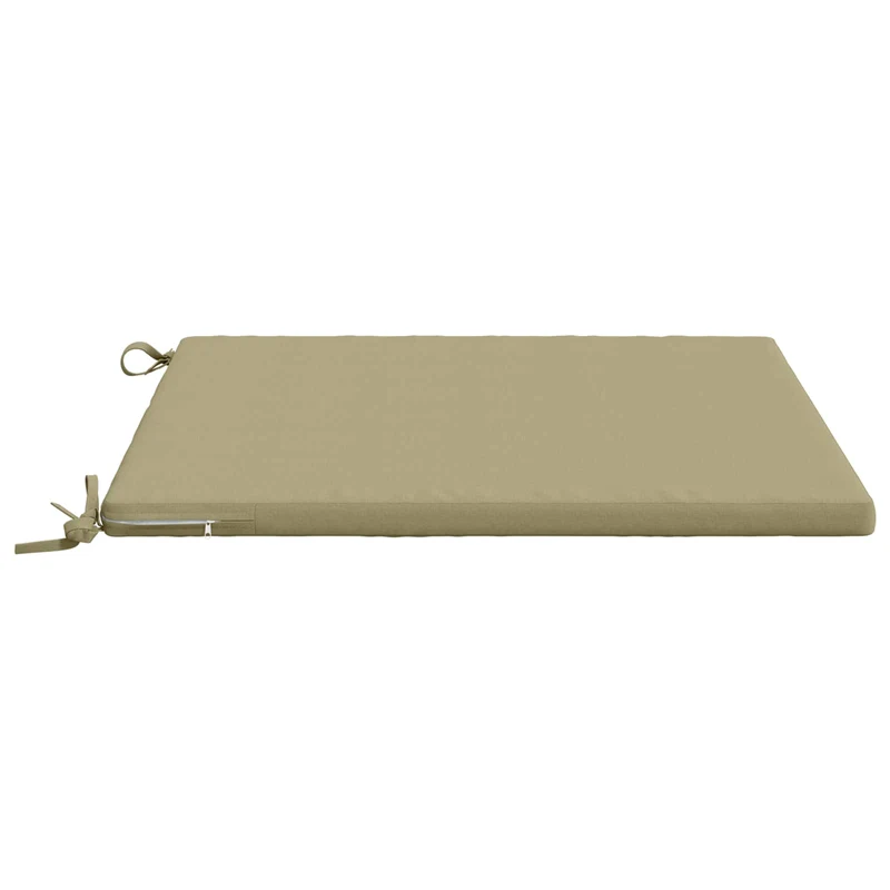 Seat Cushions SOEST 4 pcs 100% Polyester Light Green