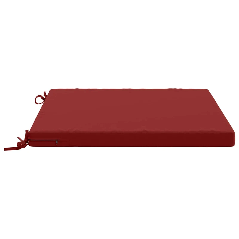 Seat Cushions SOEST 100% Polyester Wine Red 70 x 70 x 5 cm