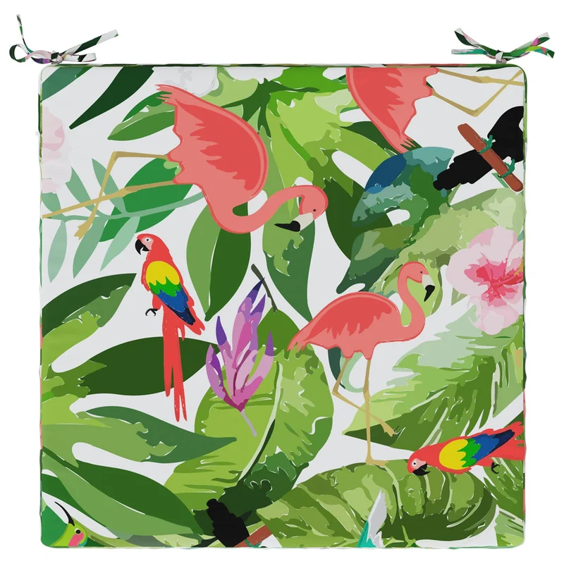 Seat Cushions SOEST 100% Polyester Multicolour 60 x 60 x 5 cm