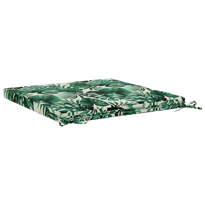 Seat Cushions SOEST 100% Polyester Leaf Pattern 60 x 60 x 5 cm