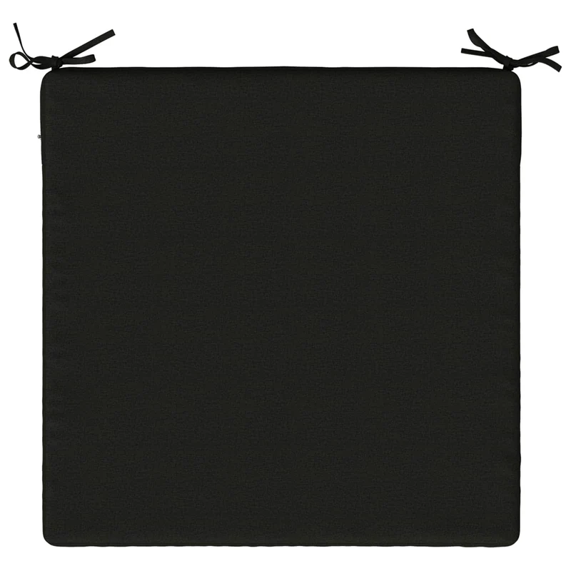 Seat Cushions SOEST 100% Polyester Black 80 x 80 x 3 cm