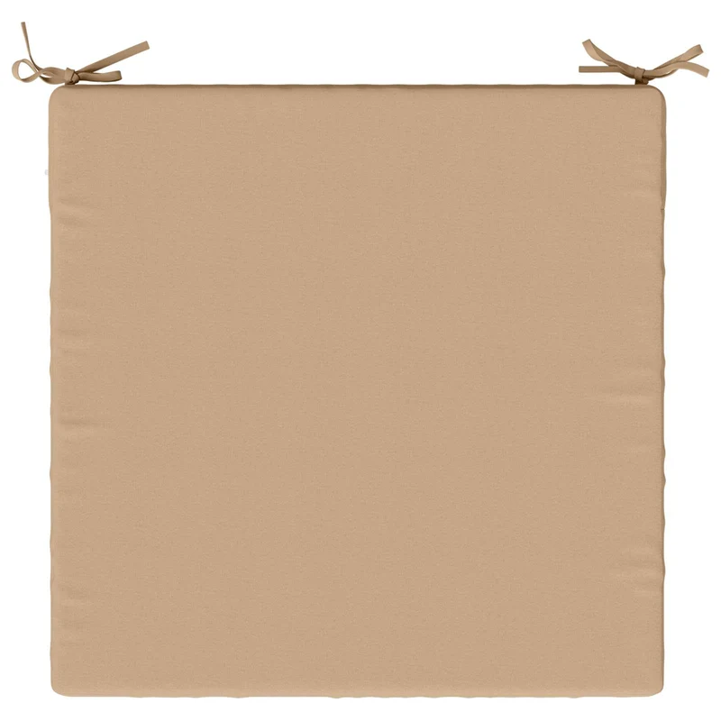 Seat Cushions SOEST 4 pcs 100% Polyester Sand 70 x 70 x 7 cm