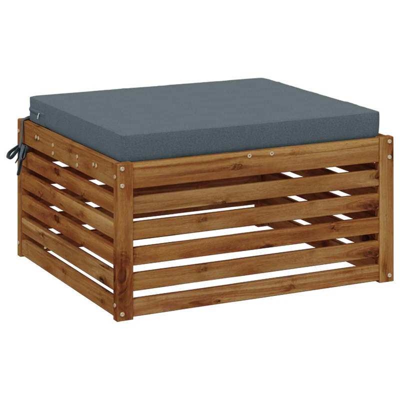 Seat Cushions SOEST 100% Polyester Blue 70 x 70 x 7 cm