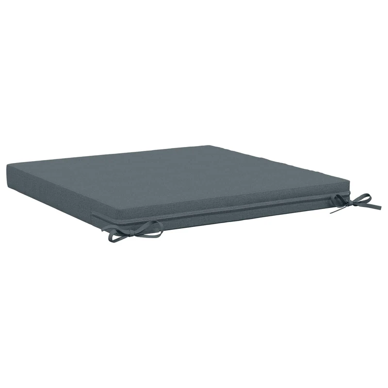 Seat Cushions SOEST 100% Polyester Blue 70 x 70 x 7 cm
