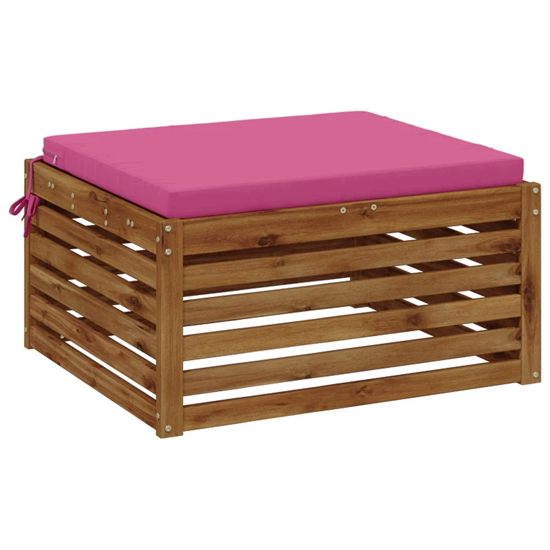 Seat Cushions SOEST 100% Polyester Pink 60 x 60 x 5 cm