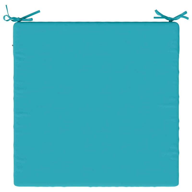 Seat Cushions SOEST 100% Polyester Turquoise 60 x 60 x 5 cm