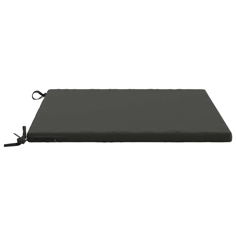 Seat Cushions SOEST 100% Polyester Anthracite 80 x 80 x 3 cm