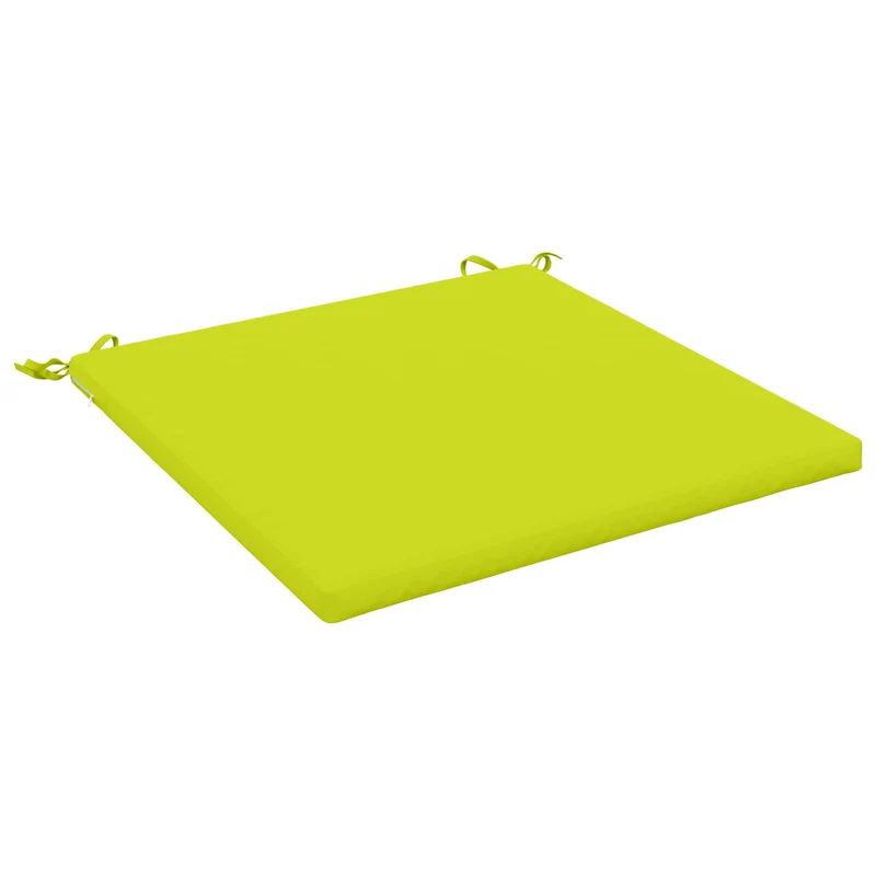 Seat Cushions SOEST 100% Polyester Bright Green 80 x 80 x 3 cm