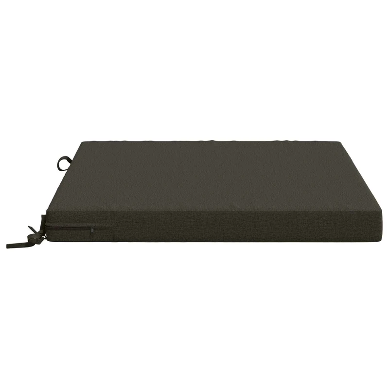 Seat Cushions SOEST 100% Polyester Anthracite 70 x 70 x 7 cm