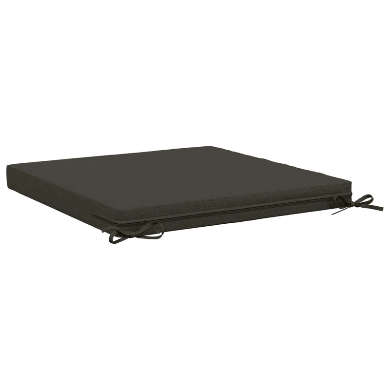 Seat Cushions SOEST 4 pcs 100% Polyester Anthracite