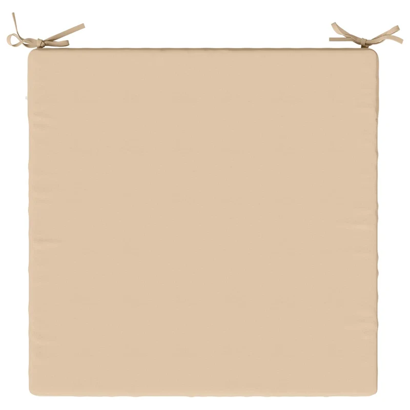 Seat Cushions SOEST 4 pcs 100% Polyester Cream 70 x 70 x 7 cm
