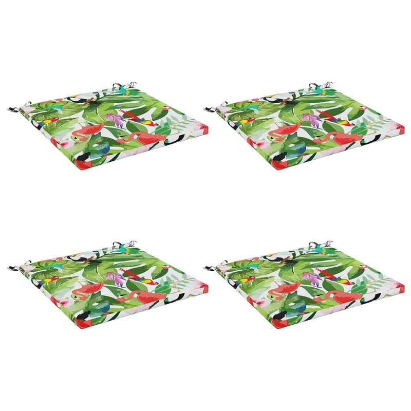 Seat Cushions SOEST 4 pcs 100% Polyester Multicolour