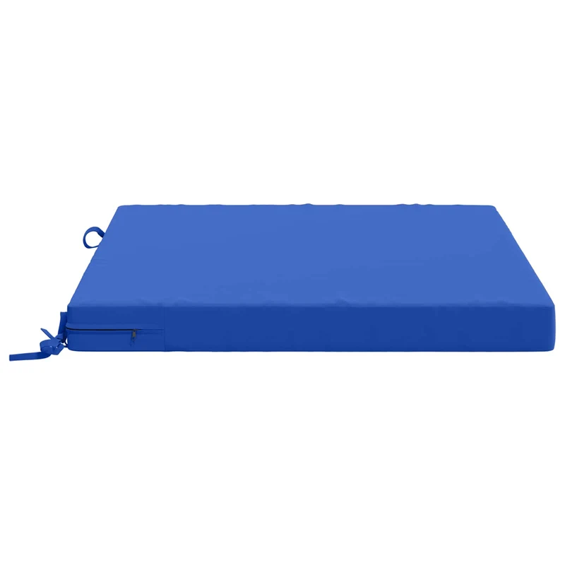 Seat Cushions SOEST 4 pcs 100% Polyester Royal Blue
