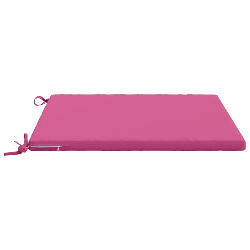 Seat Cushions SOEST 4 pcs 100% Polyester Pink 80 x 80 x 3 cm