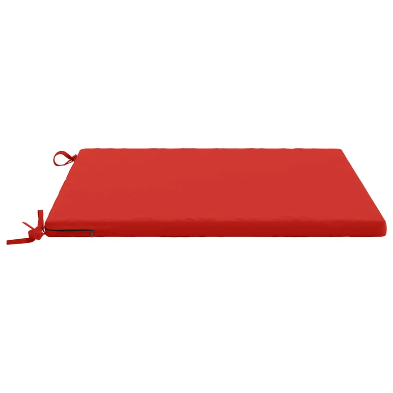 Seat Cushions SOEST 100% Polyester Red 80 x 80 x 3 cm