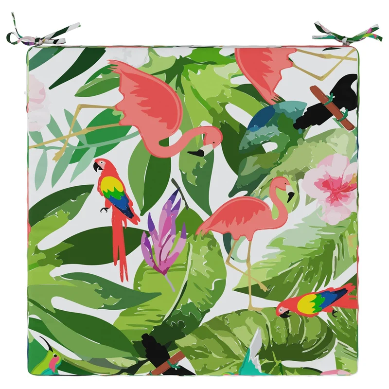 Seat Cushions SOEST 100% Polyester Multicolour 70 x 70 x 7 cm