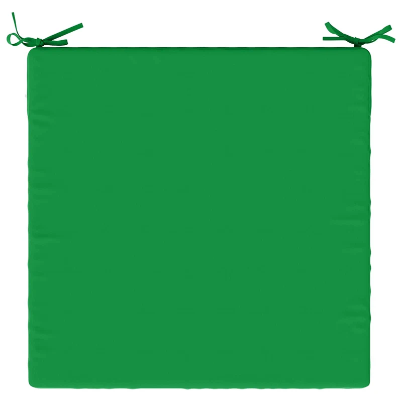 Seat Cushions SOEST 4 pcs 100% Polyester Green 70 x 70 x 7 cm