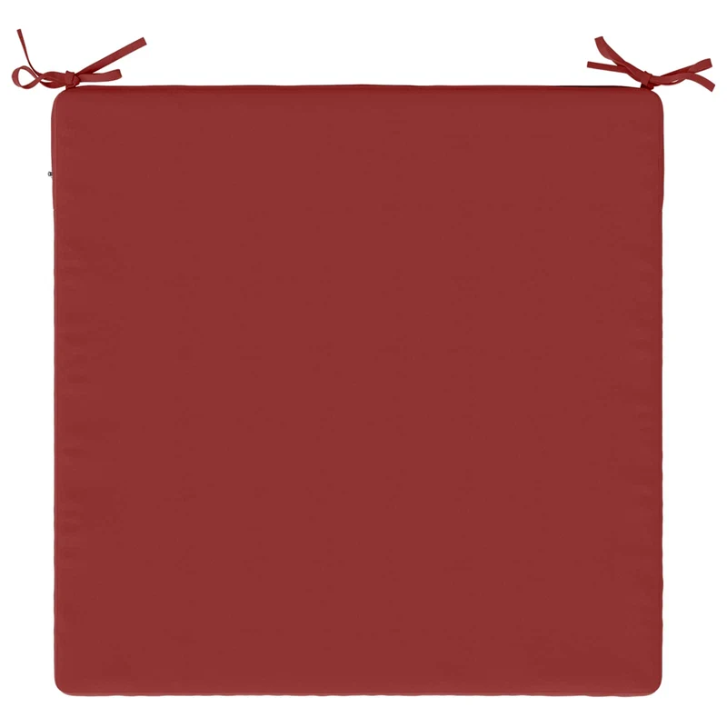Seat Cushions SOEST 100% Polyester Wine Red 80 x 80 x 3 cm