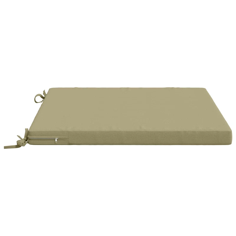 Seat Cushions SOEST 100% Polyester Light Green 80 x 80 x 5 cm
