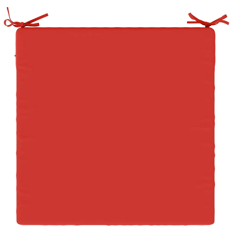 Seat Cushions SOEST 4 pcs 100% Polyester Red 70 x 70 x 7 cm