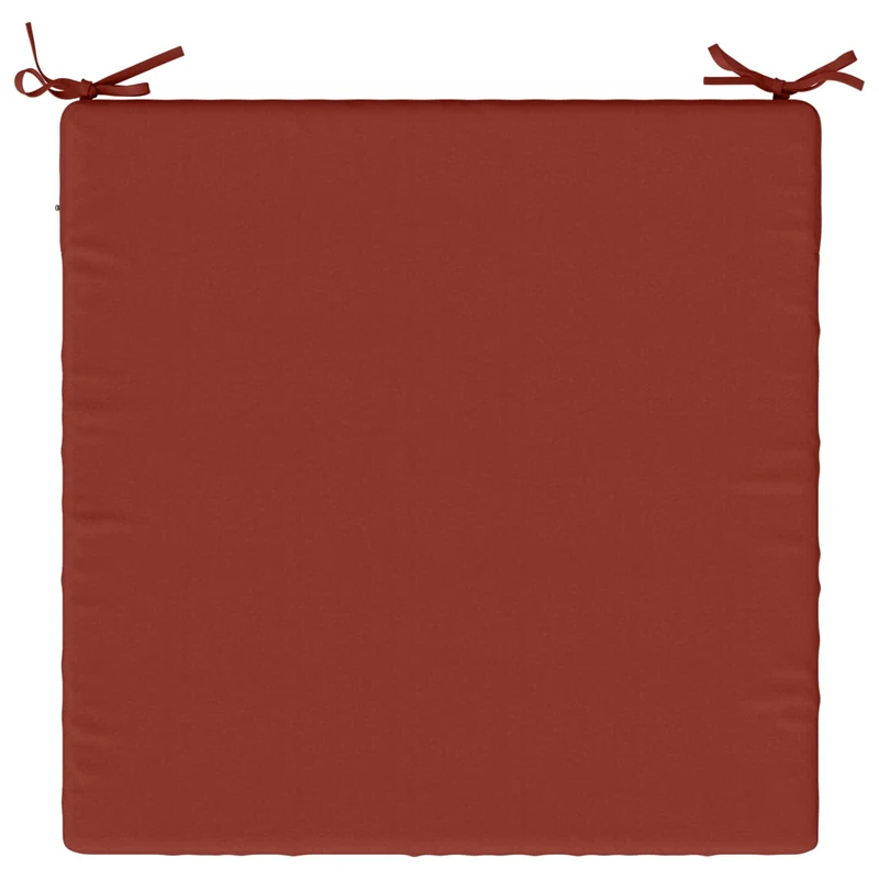 Seat Cushions SOEST 4 pcs 100% Polyester Red 80 x 80 x 5 cm