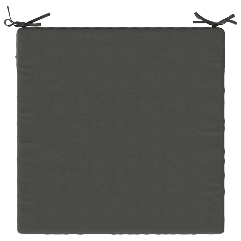 Seat Cushions SOEST 100% Polyester Anthracite 80 x 80 x 5 cm