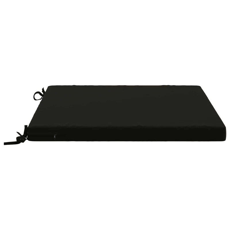 Seat Cushions SOEST 100% Polyester Black 80 x 80 x 5 cm