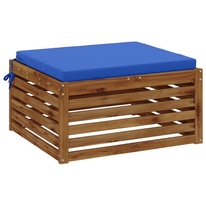 Seat Cushions SOEST 100% Polyester Royal Blue 80 x 80 x 5 cm