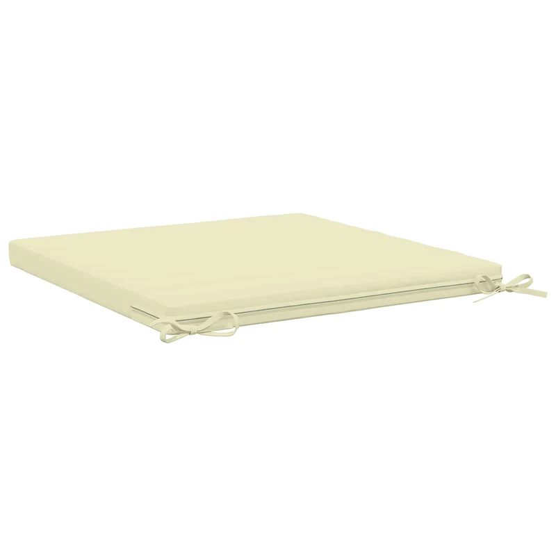 Seat Cushions SOEST 100% Polyester Cream 80 x 80 x 5 cm