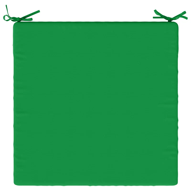 Seat Cushions SOEST 4 pcs 100% Polyester Green 80 x 80 x 5 cm