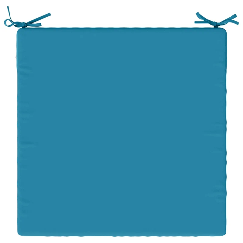 Seat Cushions SOEST 100% Polyester Light Blue 80 x 80 x 5 cm