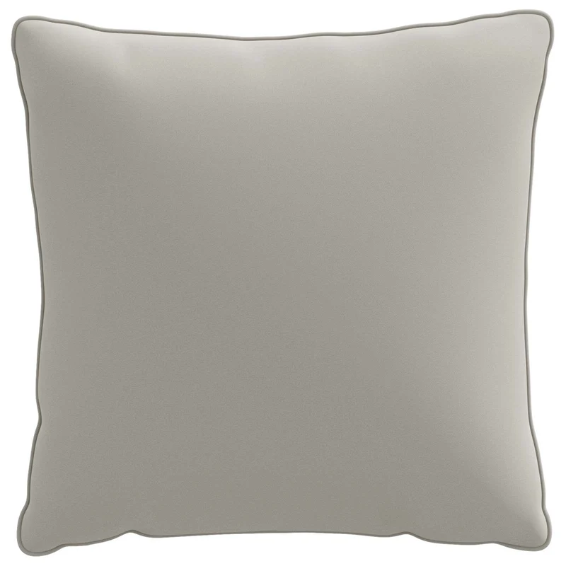 Back Cushion PUTTEN 4 pcs 100% Polyester Grey 40 x 40 x 15 cm