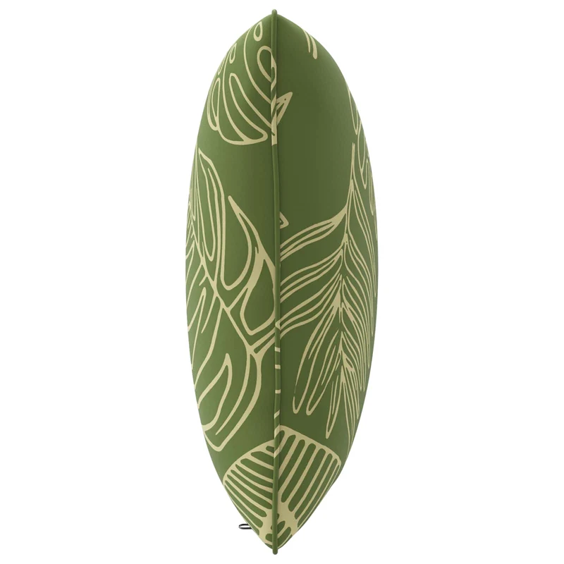 Back Cushion PUTTEN 4 pcs 100% Polyester Leaf Design