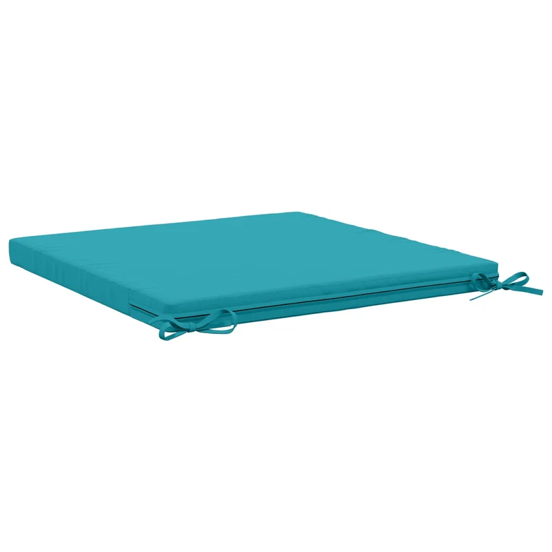 Seat Cushions SOEST 4 pcs 100% Polyester Turquoise