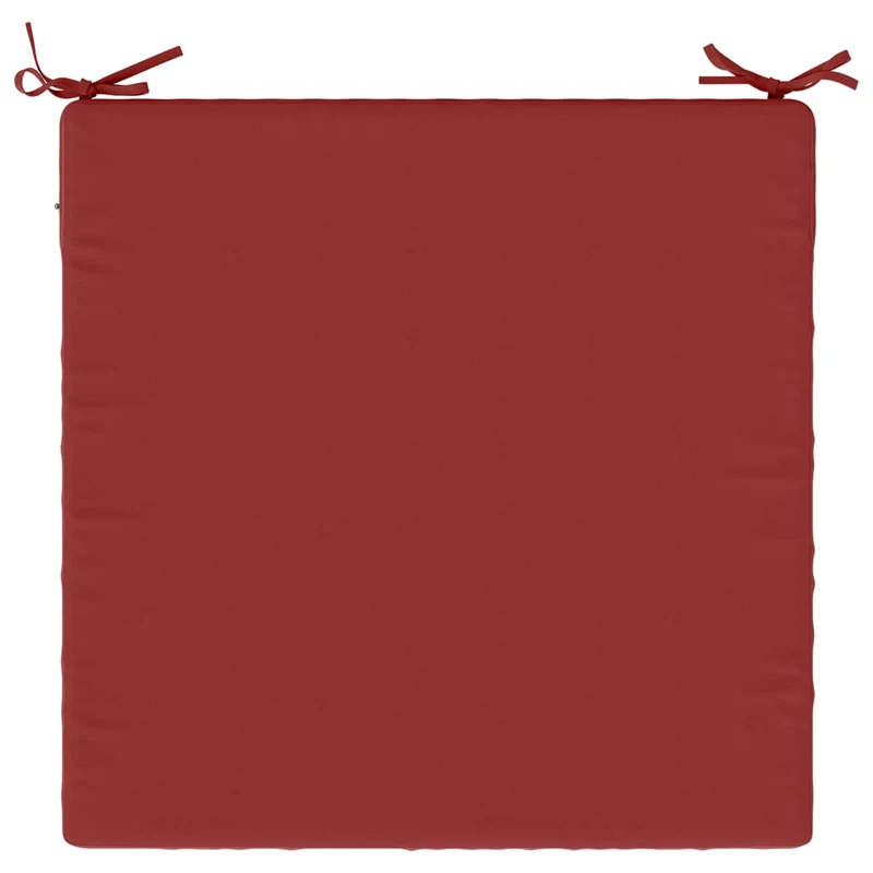 Seat Cushions SOEST 4 pcs 100% Polyester Wine Red