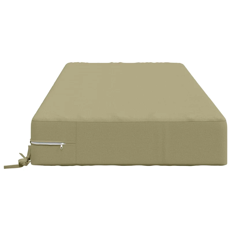 Seat Cushion SOEST 100% Polyester Light green 120 x 60 x 15 cm