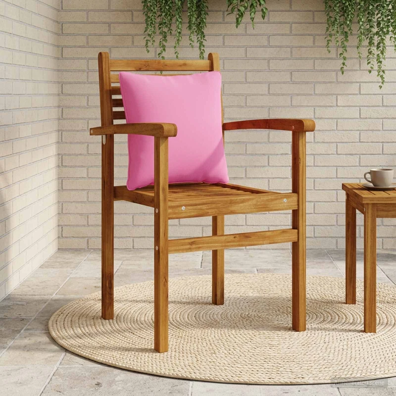 Back Cushion PUTTEN 100% Polyester Pink 40 x 40 x 15 cm