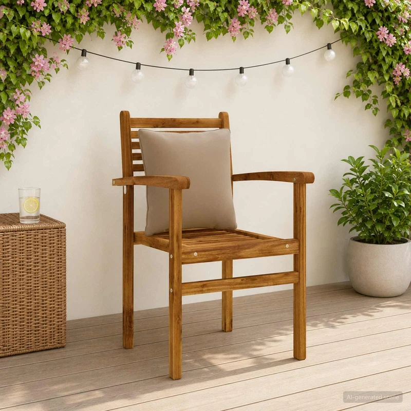 Back Cushion PUTTEN 4 pcs 100% Polyester Taupe 40 x 40 x 15 cm