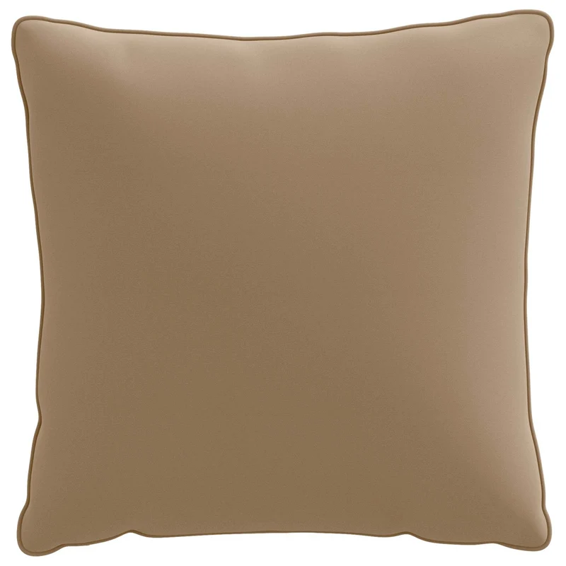 Back Cushion PUTTEN 4 pcs 100% Polyester Taupe 40 x 40 x 15 cm