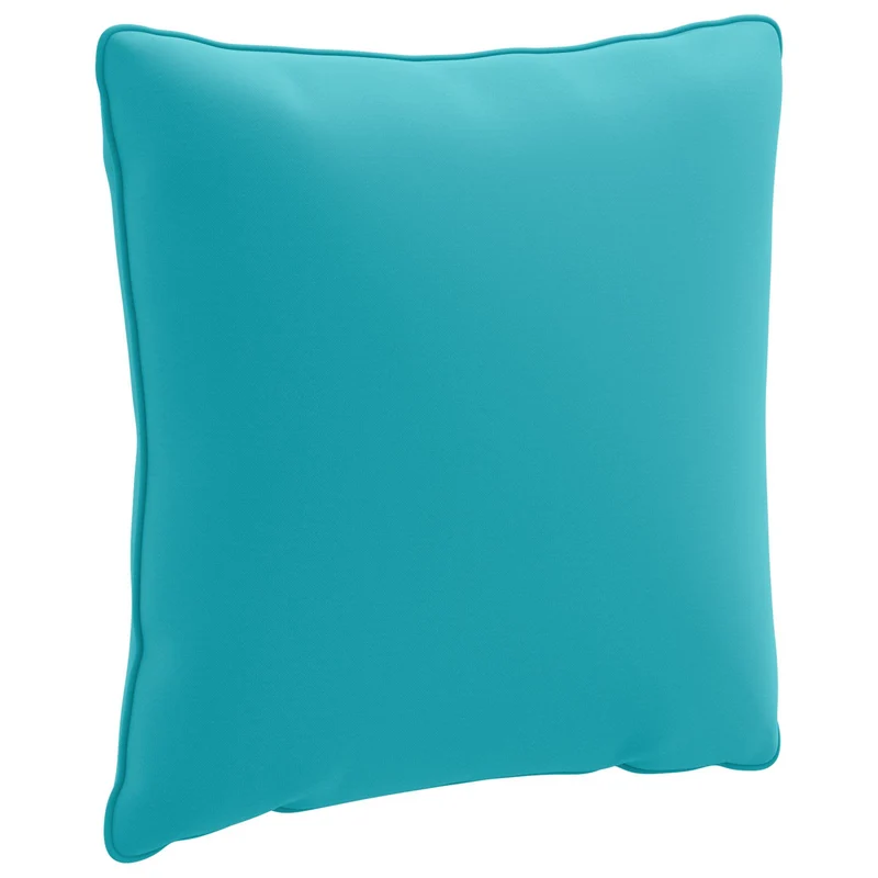 Back Cushion PUTTEN 100% Polyester Turquoise 40 x 40 x 15 cm