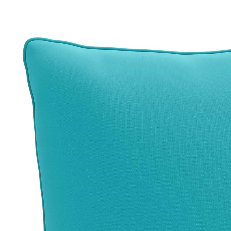 Back Cushion PUTTEN 4 pcs 100% Polyester Turquoise