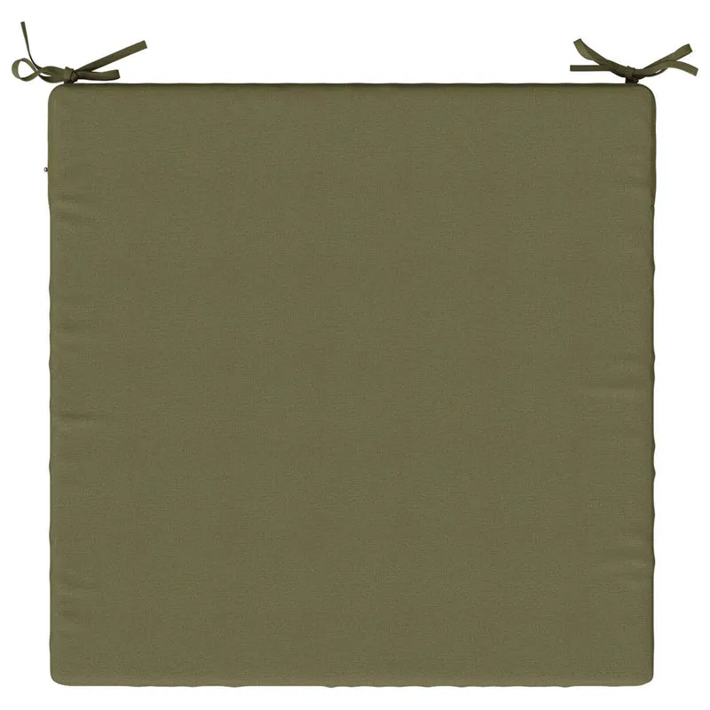 Seat Cushions SOEST 4 pcs 100% Polyester Olive Green