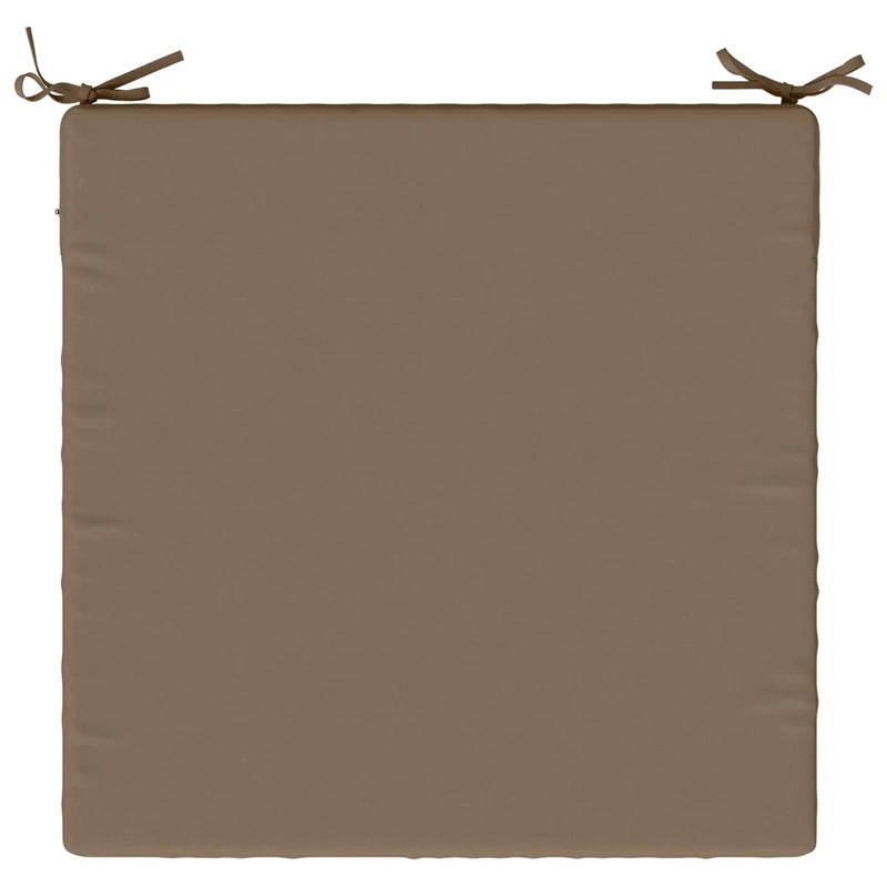 Seat Cushions SOEST 100% Polyester Taupe 80 x 80 x 7 cm