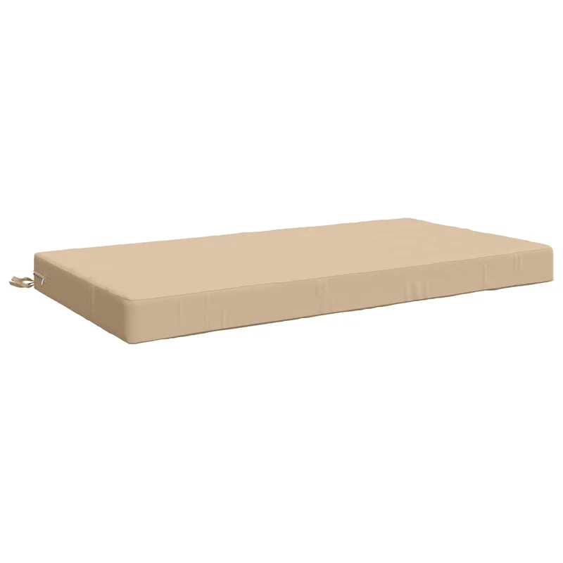Seat Cushion SOEST 100% Polyester Cream 120 x 80 x 10 cm
