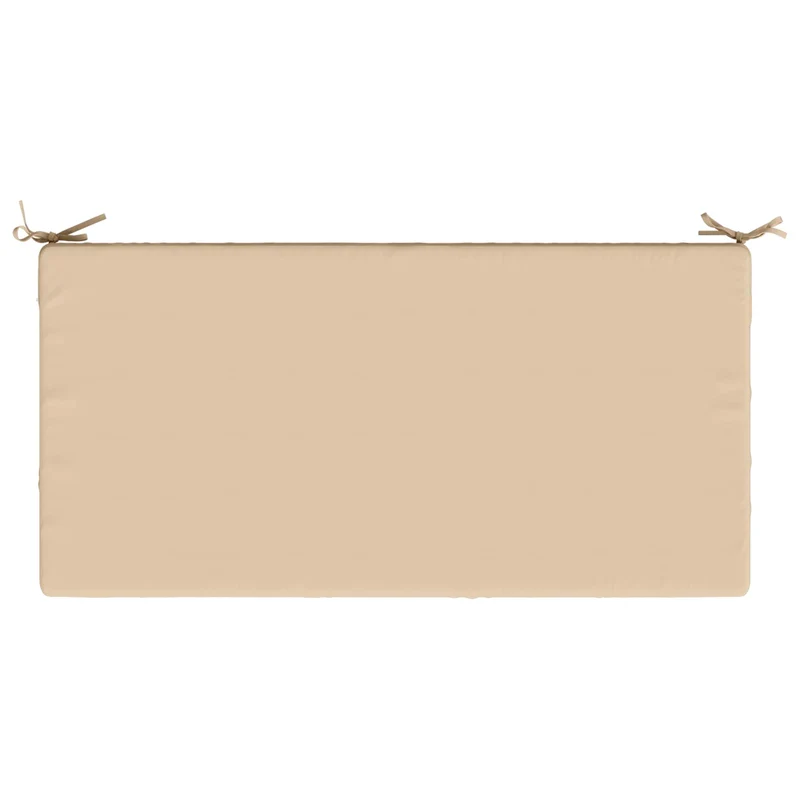 Seat Cushion SOEST 100% Polyester Cream 120 x 80 x 10 cm