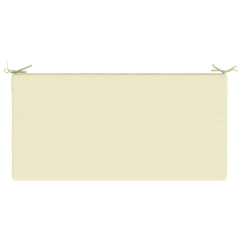 Seat Cushion SOEST 100% Polyester Cream 120 x 80 x 10 cm