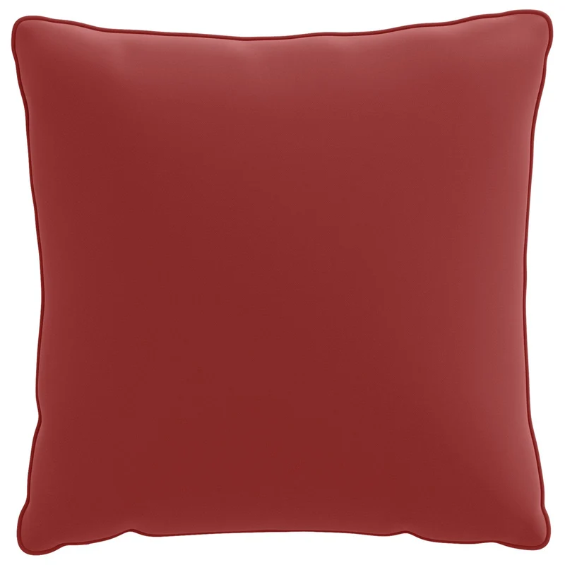 Back Cushion PUTTEN 100% Polyester Wine Red 40 x 40 x 15 cm
