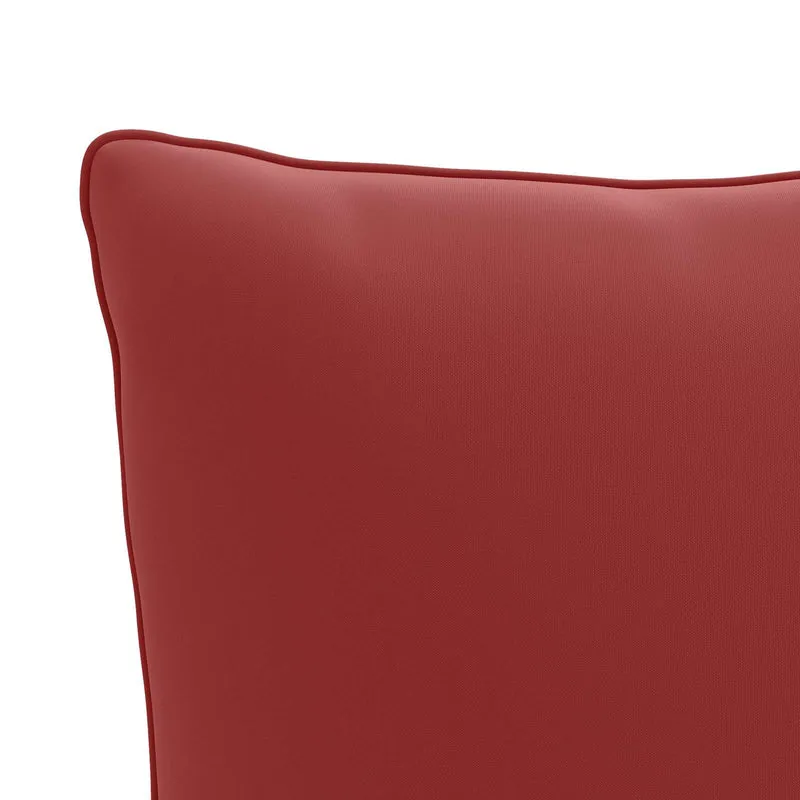 Back Cushion PUTTEN 100% Polyester Wine Red 40 x 40 x 15 cm