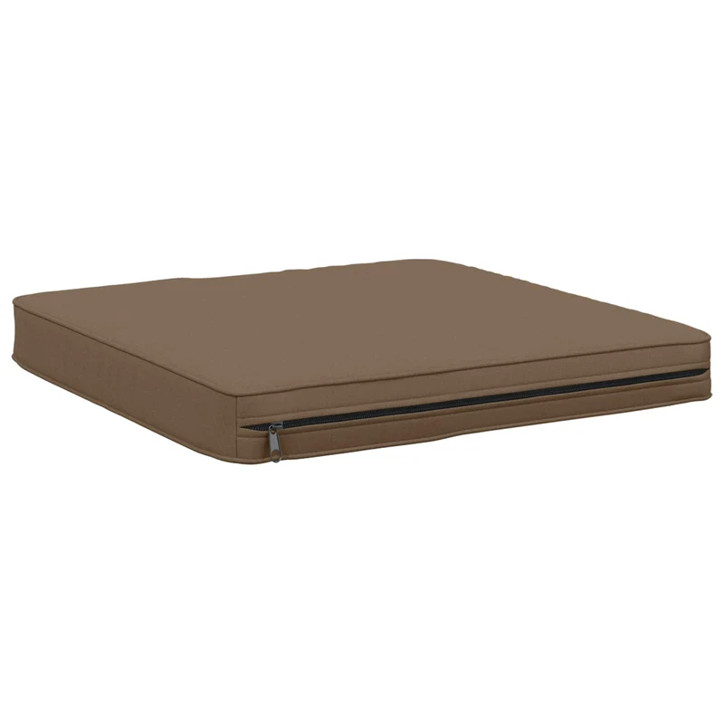 4-Piece Seat Cushions VUGHT 4 pcs 100% Polyester Taupe