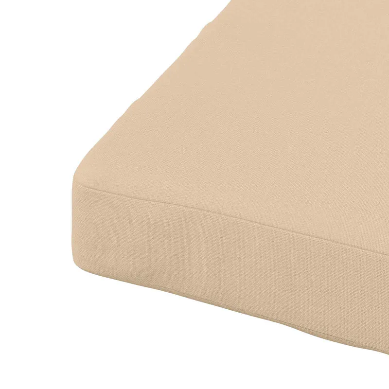 Seat Cushions SOEST 100% Polyester Cream 80 x 80 x 7 cm